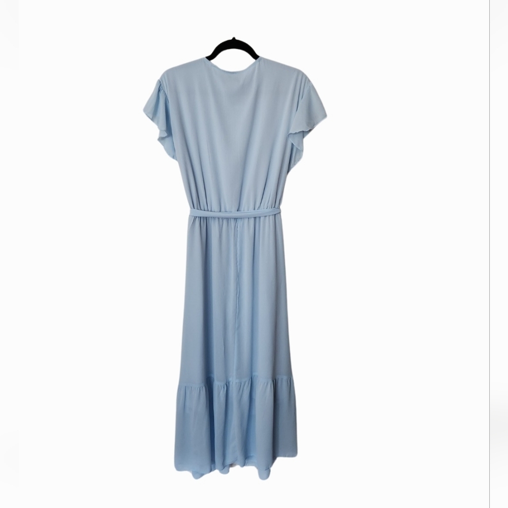 PrettyGarden Wrap Dress XXL, Blue - Picture 6 of 12